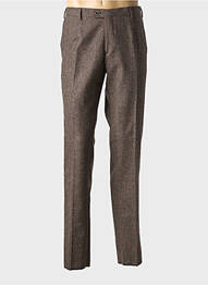 Pantalon slim stretch taille normale marron MONSIEUR HECTOR homme