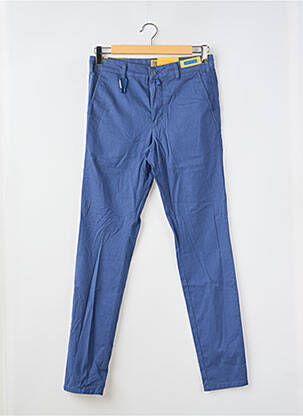 Pantalon chino stretch taille normale bleu M5 BY MEYER homme