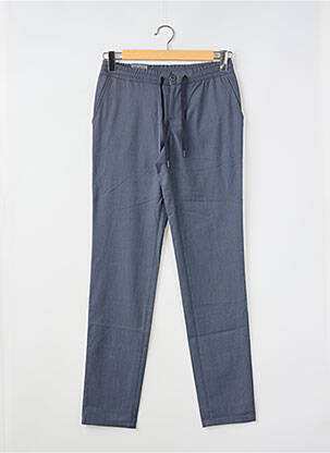 Pantalon chino stretch taille normale bleu ALBERTO homme