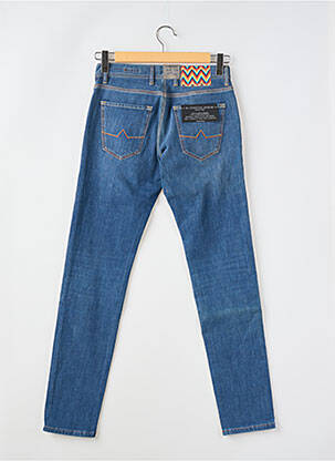 Jeans coupe slim stretch taille normale bleu ALBERTO homme