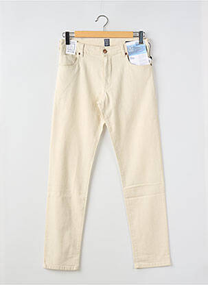 Pantalon slim stretch taille normale beige M5 BY MEYER homme