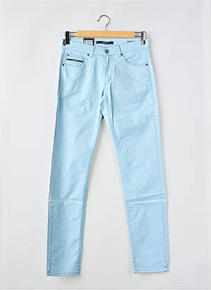 Pantalon slim stretch taille normale bleu SAN SIRO homme