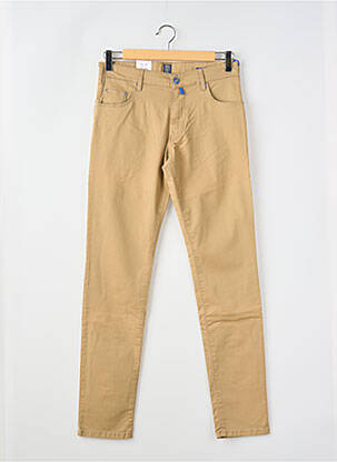 Pantalon slim stretch taille normale beige M5 BY MEYER homme