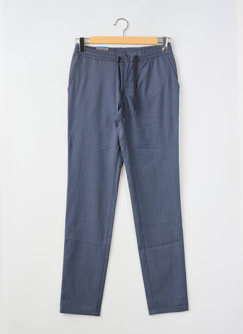 Pantalon chino bleu ALBERTO pour homme