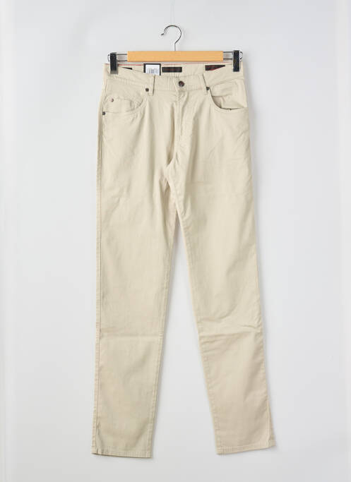 Pantalon slim beige BUGATTI pour homme