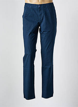 Pantalon chino stretch taille normale bleu ALBERTO homme