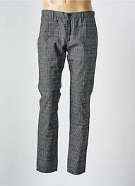 Pantalon chino imprimé imprimé prince de galle taille normale gris ALBERTO homme