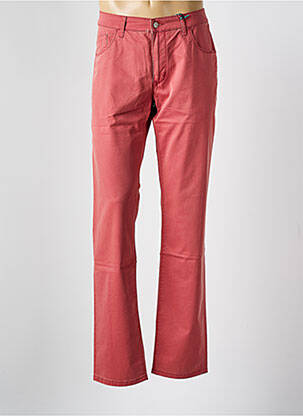 Pantalon slim tissage popeline taille normale rose PIONEER homme