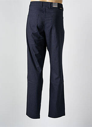 Pantalon slim tissage chiné taille normale bleu ALBERTO homme