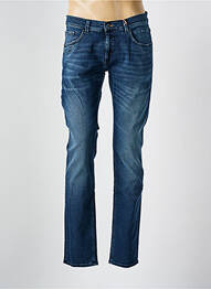 Jeans coupe slim stretch taille basse bleu PIONEER homme