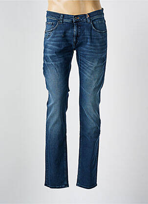 Jeans coupe slim stretch taille basse bleu PIONEER homme