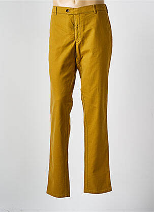Pantalon chino stretch taille normale jaune MEYER homme