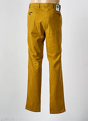 Pantalon chino stretch taille normale jaune MEYER homme