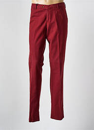 Pantalon chino tissage chiné taille normale rouge MEYER homme
