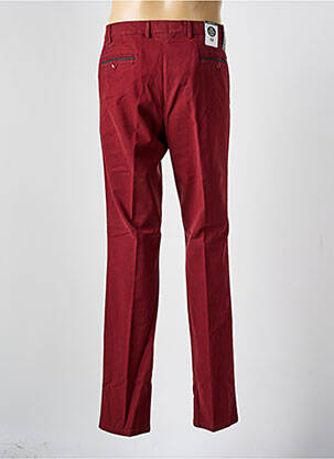 Pantalon chino tissage chiné taille normale rouge MEYER homme