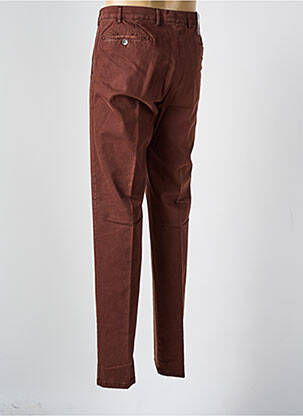 Pantalon chino imprimé imprimé prince de galle taille normale marron MEYER homme