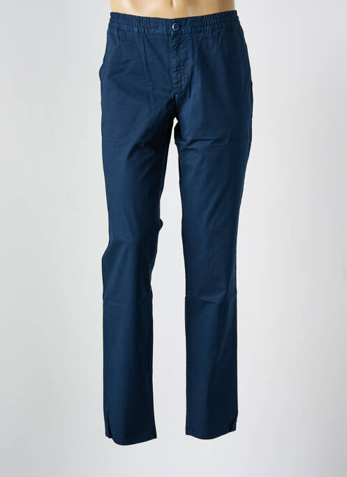Pantalon chino bleu ALBERTO pour homme