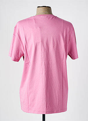 T-shirt coupe droite manches courtes rose MISE AU GREEN femme