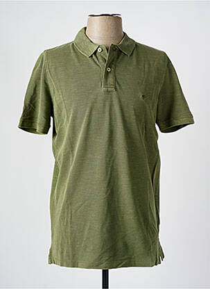 Polo tissage chiné manches courtes vert FYNCH-HATTON homme