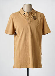 Polo tissage jersey manches courtes marron FYNCH-HATTON homme