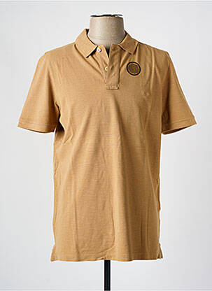 Polo tissage jersey manches courtes marron FYNCH-HATTON homme