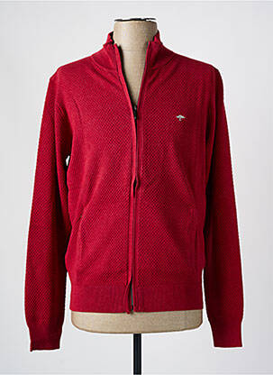 Gilet manches longues manches longues rouge FYNCH-HATTON homme