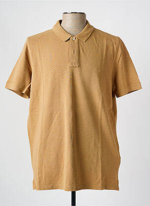 Polo stretch manches courtes marron FYNCH-HATTON homme