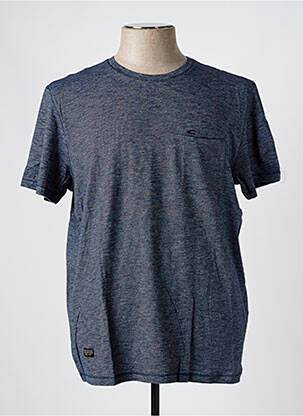 T-shirt coupe cintrée manches courtes bleu CAMEL ACTIVE homme