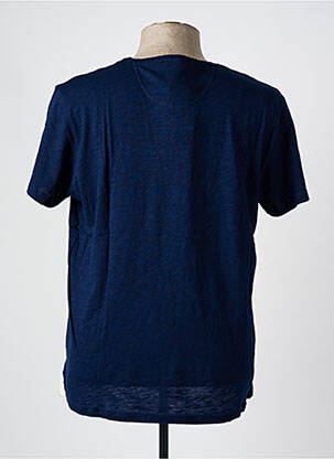T-shirt broderie manches courtes bleu LA MARINIÈRE FRANÇAISE homme