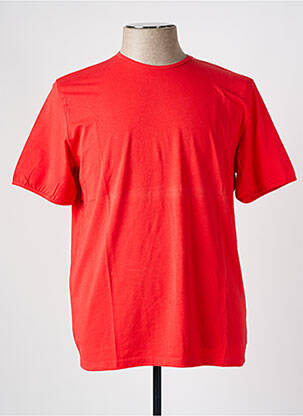 T-shirt stretch manches courtes rouge MONTE CARLO homme
