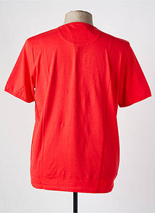 T-shirt stretch manches courtes rouge MONTE CARLO homme