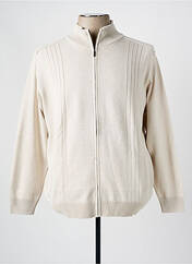 Gilet manches longues beige BERAC pour homme seconde vue