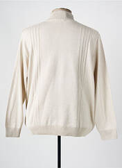 Gilet manches longues beige BERAC pour homme seconde vue