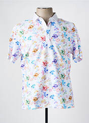 Polo blanc LA CIBLE ROUGE pour homme seconde vue