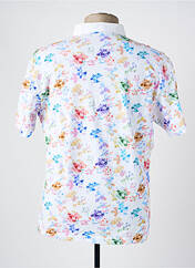 Polo blanc LA CIBLE ROUGE pour homme seconde vue