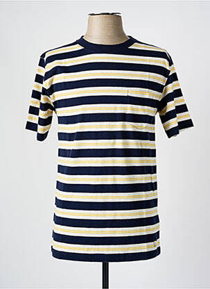 T-shirt bleu ARMOR LUX pour homme