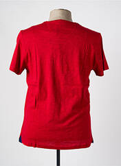 T-shirt rouge LA MARINIÈRE FRANÇAISE pour homme seconde vue