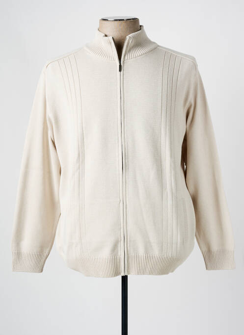 Gilet manches longues beige BERAC pour homme