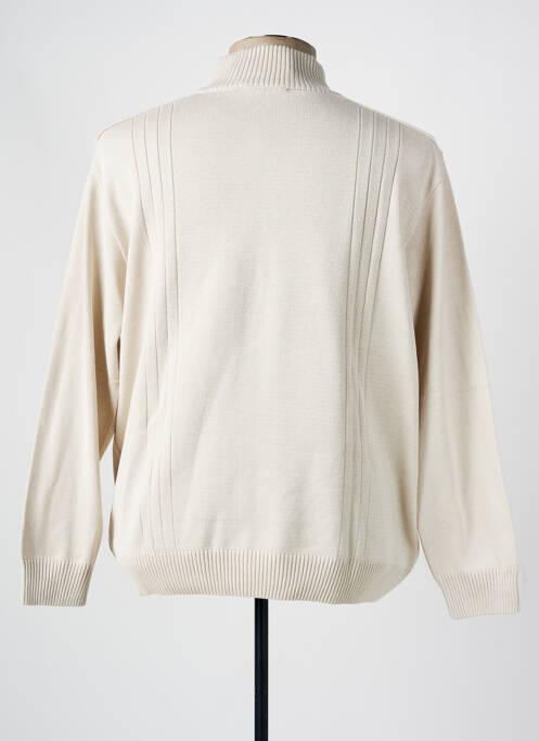 Gilet manches longues beige BERAC pour homme