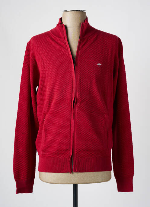 Gilet manches longues rouge FYNCH-HATTON pour homme