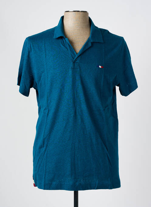 Polo bleu LA MARINIÈRE FRANÇAISE pour homme