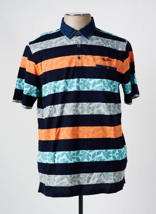 Polo bleu MONTE CARLO pour homme