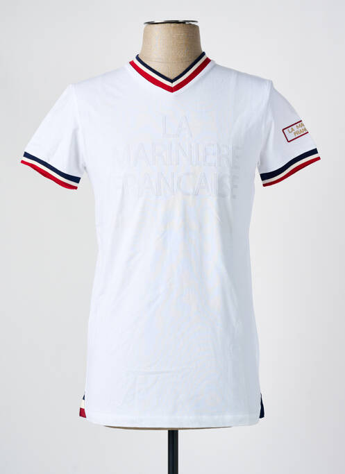T-shirt blanc LA MARINIÈRE FRANÇAISE pour homme