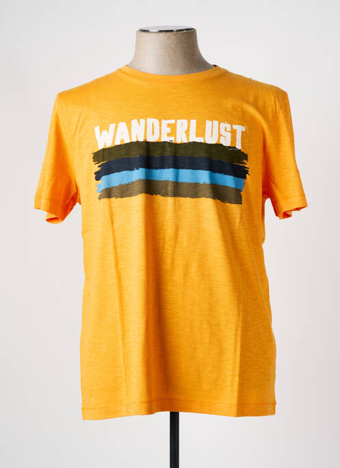 T-shirt orange CAMEL ACTIVE pour homme