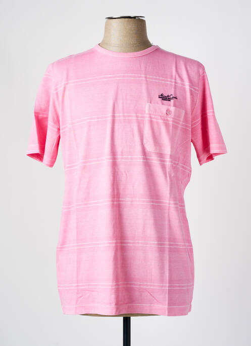T-shirt rose MONTE CARLO pour homme