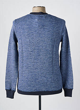 Pull col rond manches longues bleu HARRIS WILSON homme