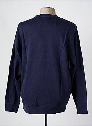 Pull col rond manches longues bleu FYNCH-HATTON homme