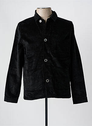 Veste casual fermeture boutonnée sur le devant noir NINO LORETTI homme