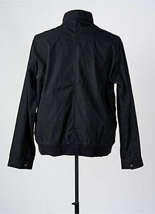 Blouson fermeture zippée sous rabat pressionné noir MUSTANG homme