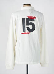 Polo blanc SERGE BLANCO pour homme seconde vue